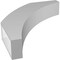 Ekena Millwork 6-in. W x 30-in. D x 36-in. H Thorton Architectural Grade PVC Knee Brace BRCP06X30X36THR - alternate 4